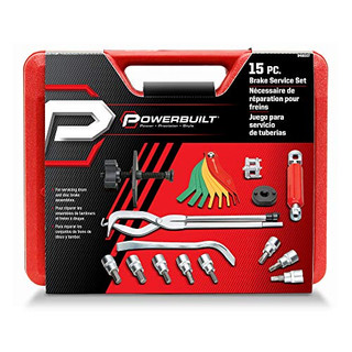 Powerbuilt 948007 Brake Service Set, 15 Pcs, Remove Springs, Adjust ...