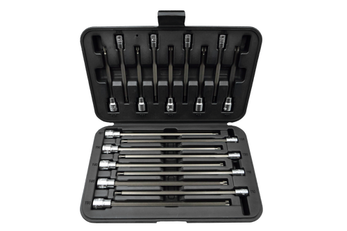 Vim Tools 18 Piece Extra Long Torx Specialty Set S2 Steel Bits (V458L)