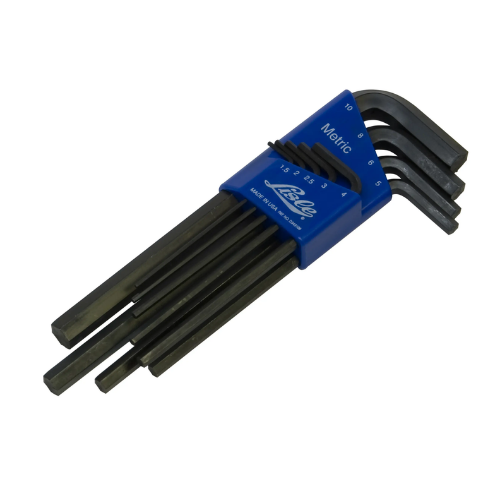 Lisle 42650 Hex Key Wrench Set 9 Piece, 1.5mm to 10mm