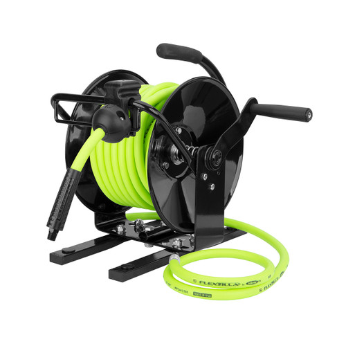 Flexzilla Air Hose Reel, 3/8" x 50 Ft, Enclosed (L8651FZ)