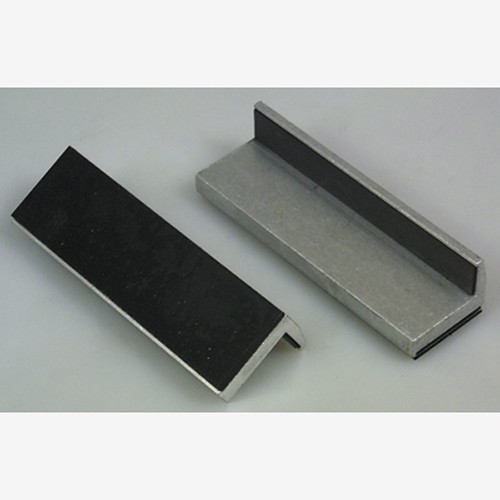 Lisle 48100 Rubber Faced Vise Jaw Pads, 4" Long