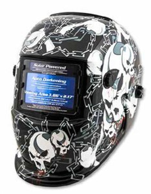 Titan Tools Auto Dark Welding Helmet Skull/Chain (41285)