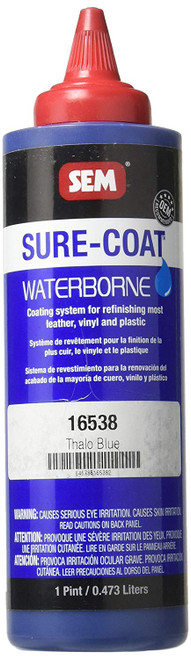 SEM Paints 16538 Sure-Coat- Thalo Blue, 1Pt Bottle