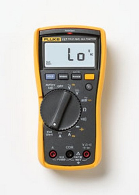 Fluke 117 multimeter voor elektriciens met contactloze spanning