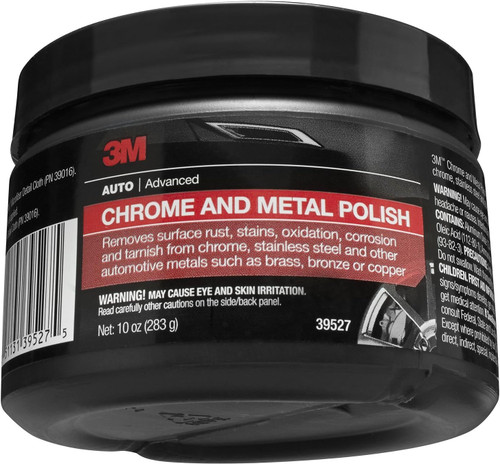 3M 39527 Chrome and Metal Polish 39527, 8 oz Net Wgt