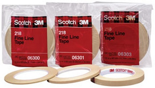 3M 6305 Scotch® Fine Line Tape 218, 3/4" x 60 yd