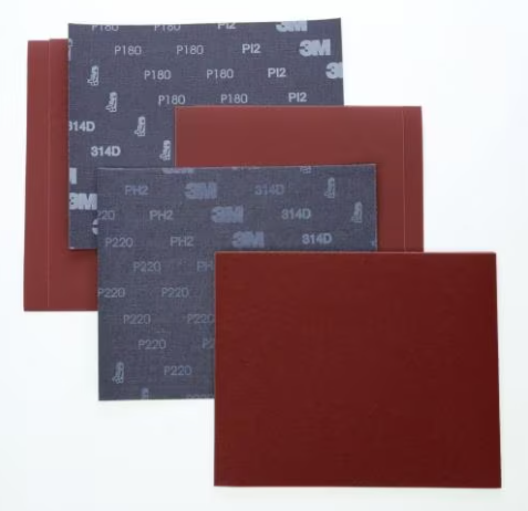 3M 19782 Utility Cloth Roll 314D, 1 in x 20 yd P80 J weight