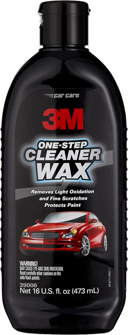 3M 39006 One Step Cleaner Wax Light Oxidation Remover 39006, 16 oz