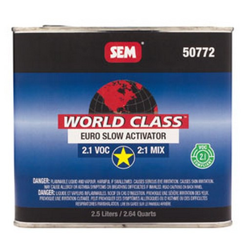 SEM Paints 50772 World Class 2.1 VOC Euro Slow Activator, 2.5Lt Can