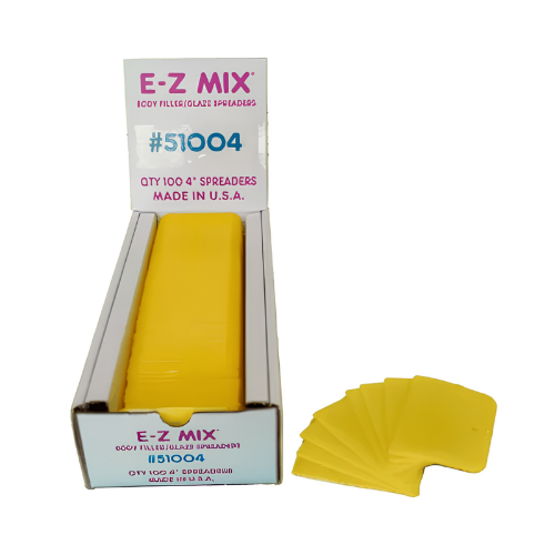 E-Z Mix 51004 4" Spreaders, Yellow