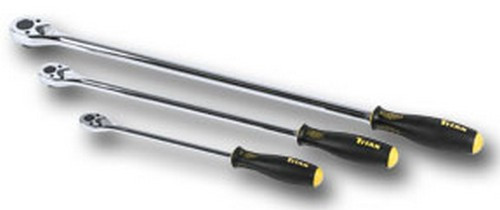 Titan Tools 11360 Low Profile XL Ratchet Set, 3Pc