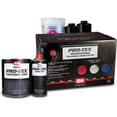 SEM Paints 40640 Pro-tex Black Truckbed Liner Kit