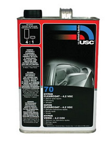 U. S. Chemical & Plastics 70-1 2.1 VOC Hyper Clearcoat - Gallon