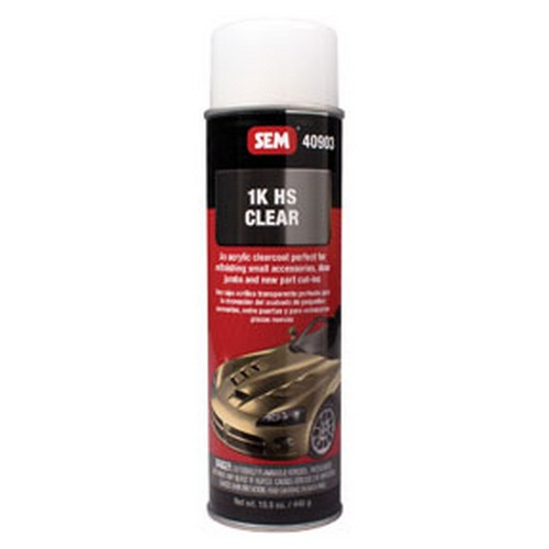 SEM Paints 40903 1K HS Clear, 20oz Aerosol Can