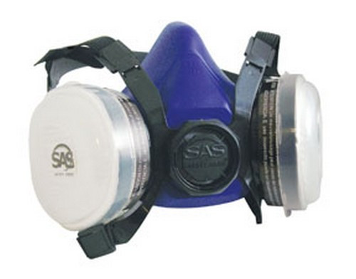 SAS Safety 8661-92 Bandit Halfmask Respirator, OV Cartridge with N95 Filter - Medium