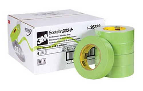 3M 26338CS 1-1/2" Scotch® Premium Automotive 233+ Masking Tape