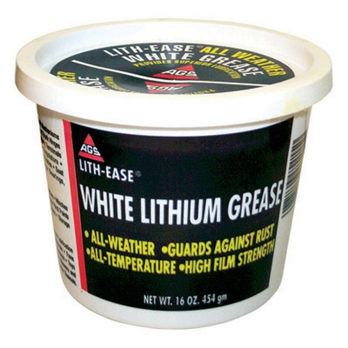 AGS Company WL-15 Graxa de lítio branca, recipiente de 1 lb, Case com 12