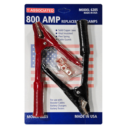 Associated 6205 Battery Booster Cable Clamps (800 Amp)