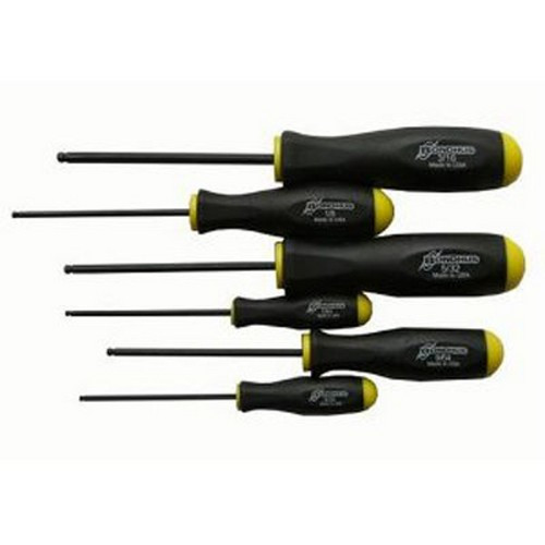 Bondhus 10645 7pc Set Balldriver Screwdrivers 5/64-3/16"