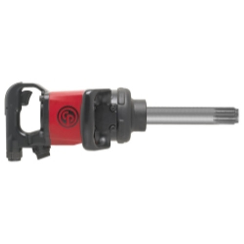 Chicago Pneumatic 8941077821 Llave de impacto de servicio pesado con accionamiento de 1" con extensión de 6" y ranura n.º 5