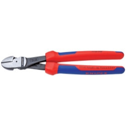 Knipex 74 02 250 10" High Leverage Diagonal Cutters With Comfort Grip