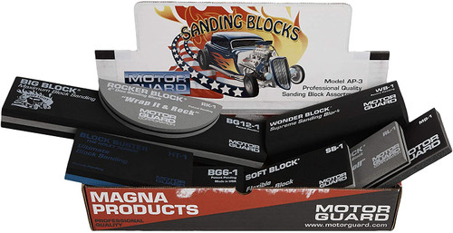 Motor Guard Sanding Block Assortment Ultimate Finishing Kit (AP-3)