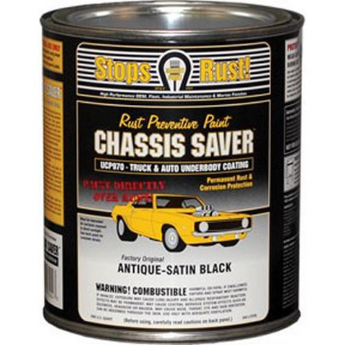 Magnet Paint UCP970-04 Chassis Saver Paint Satin Black, 1 Quart Can