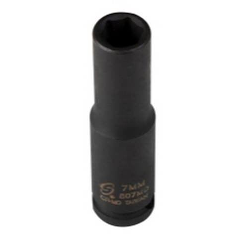 Sunex Tools 807MD 1/4" Drive 6 Point Deep Impact Socket 7mm