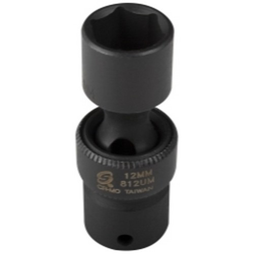 Sunex Tools 812UM 1/4" Drive 6 Point Universal Impact Socket 12mm