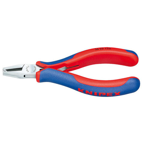 Knipex 3622125 Electronics Mounting Pliers With Multi-Component Grips 5 In
