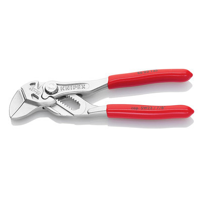 Knipex Mini Pliers Wrench, Nickel-Plated, 5-In (8603125SBA)
