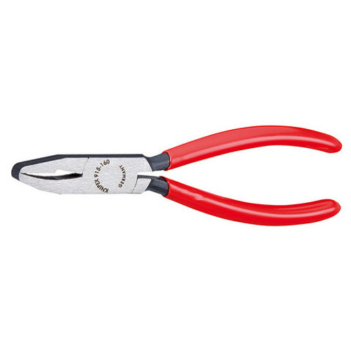 Knipex 9151160 Glass Nibbling Pincer Black Atramentized Plastic Coated 6 1/4 In