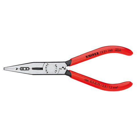 Knipex 1301160 Electricians´ Pliers Black Atramentized Plastic Coated 6 1/4 In