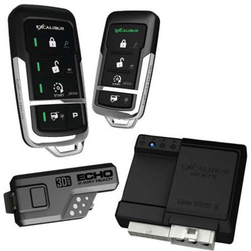 Excalibur RS4753D 900Mhz LED 2-Way Keyless Entry & Remote Start (Linkr Ready)