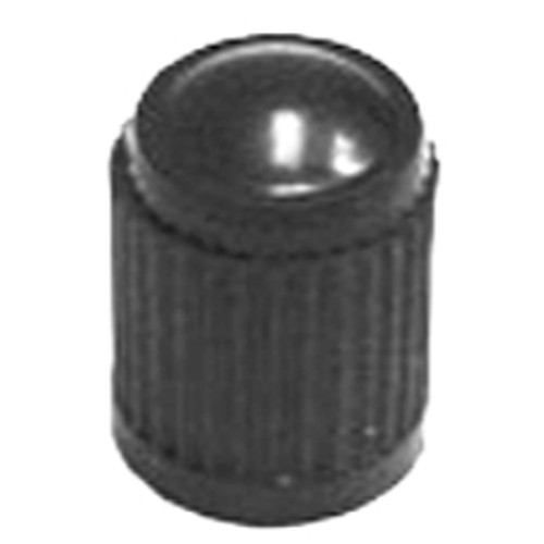 The Main Resource TI100-100 Tapa de vástago de válvula de neumático de plástico negro, caja de 100