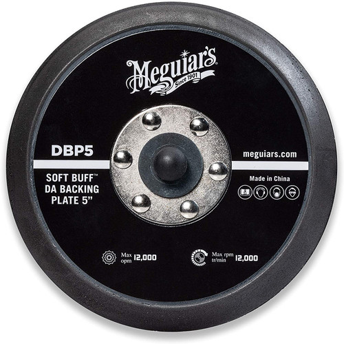 Meguiars DBP5 Soft Buff DA Polisher Backing Plate (5", 5/16"-24 Spindle)