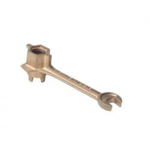 Justrite 08805 drum plug wrench brass