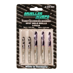 Mueller-Kueps 244805 Spot Welding Drill Bits, 5-Pack