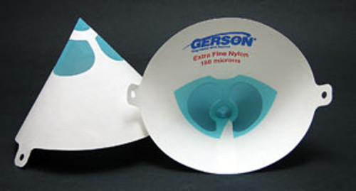 Filtros de tinta sintética Gerson Company 010814b, 150 mícrons, turquesa