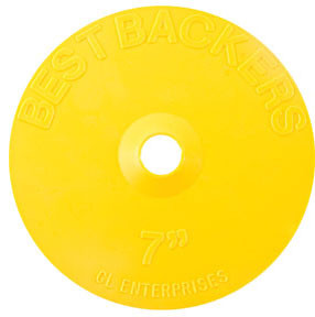 GL Enterprises 1407 Best Backers, 7" Backing Pad