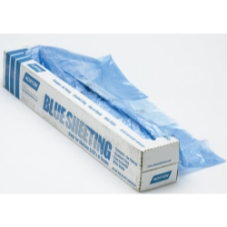 Norton 03723 20' X 350' Paintable Blue Plastic Protective Sheeting