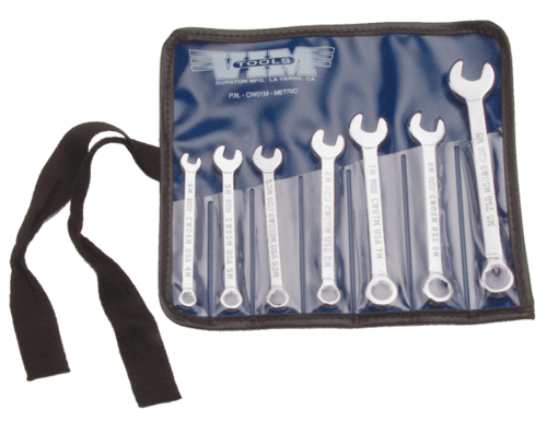 VIM Tools 5M Combination Wrench 6 Point, Box Style, Chrome (CW05M)