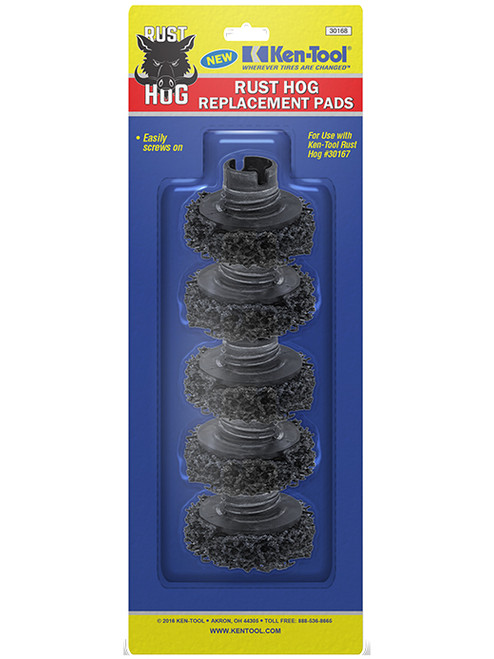 Ken-Tool 30168 Rust Hog Hub Cleaning Pads