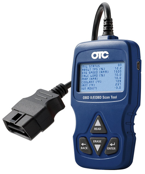 أداة فحص السيارات OTC 3109n ثلاثية اللغات obd ii/eobd & can - تتضمن Case صلبة إضافية