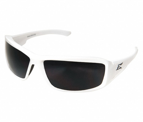 Edge Eyewear Brazeau Torque White Scratch-Resistant Smoke Lens (XB146)