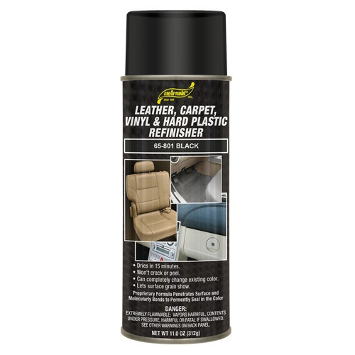 S.M. Arnold 65-801 Leather, Vinyl & Hard Plastic Refinisher, Black - 11 oz