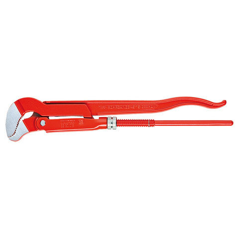 Knipex 8330005 Pipe Wrench S-Type Red Powder-Coated 9 1/4 In