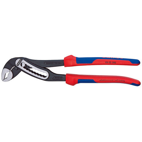 Knipex 8802300SBA Alligator_Ç Water Pump Pliers With Multi-Component Grips 12 In