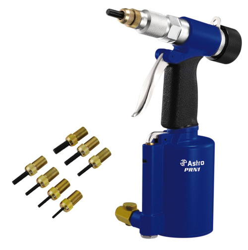 Astro Pneumatic prn1 Κιτ ρύθμισης παξιμαδιών πνευματικού πριτσινιού χωρητικότητας 3/8"