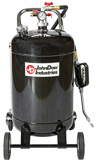 Dispensador portátil de aceite y fluidos John Dow de 15 galones con boquilla flexible (JDI-15DP)